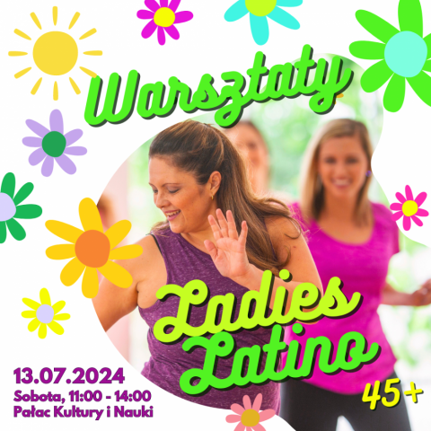 Warsztay LADIES LATINO 45+ z Beatą Wójcicką 13.07.2024