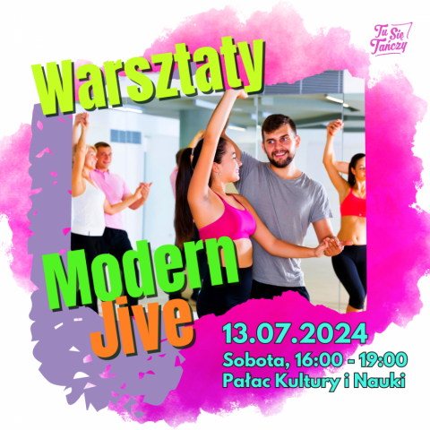 Warsztay MODERN JIVE z Beatą Wójcicką 13.07.2024